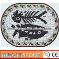 popular fish shape china premiun mosaics tile bubble